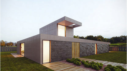 Light Steel Luxury Multi Storey Storey Villa, Holiday House Villa Prefab Resort Villa Steel Structure Single Family Homes Luzern House