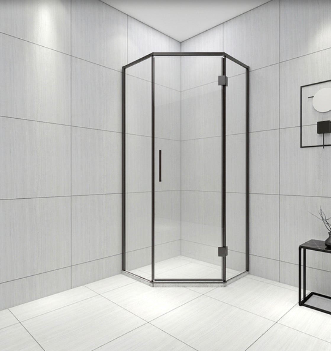 Bathroom-Shower glass/cabin(AS/UPS/CE)