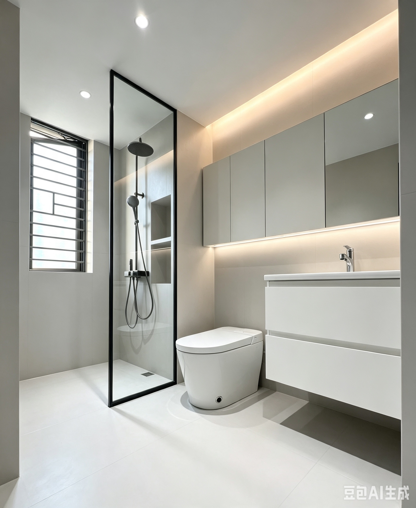 Bathroom-Shower glass/cabin(AS/UPS/CE)