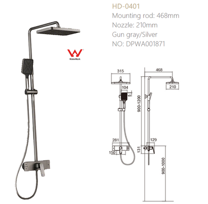Bathroom shower faucet AS Water Mark Standard