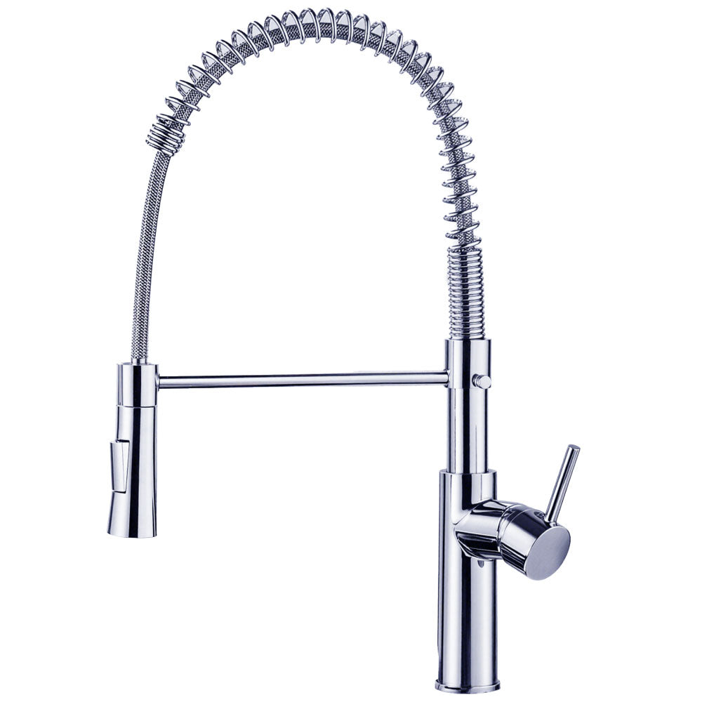 kitchen faucet All-Copper Kitchen Faucet Modern Hot Cold Dual