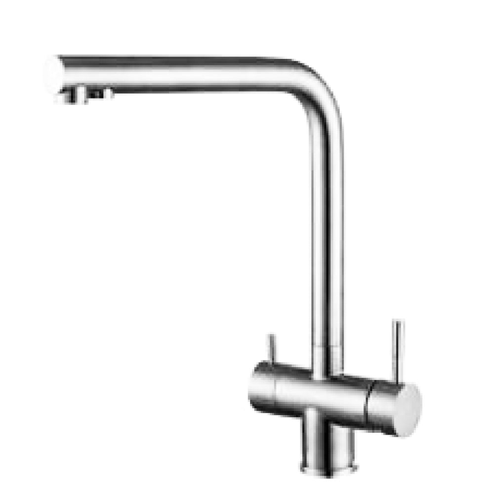 kitchen faucet All-Copper Kitchen Faucet Modern Hot Cold Dual