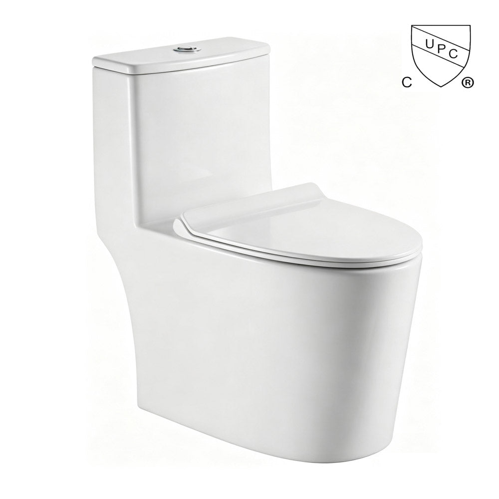 Bath Room-Toilet (US)  One Piece Ceramic Sanitary Toilets for Bathroom