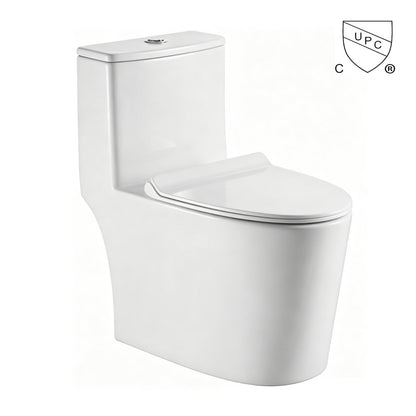 Bath Room-Toilet (US)  One Piece Ceramic Sanitary Toilets for Bathroom