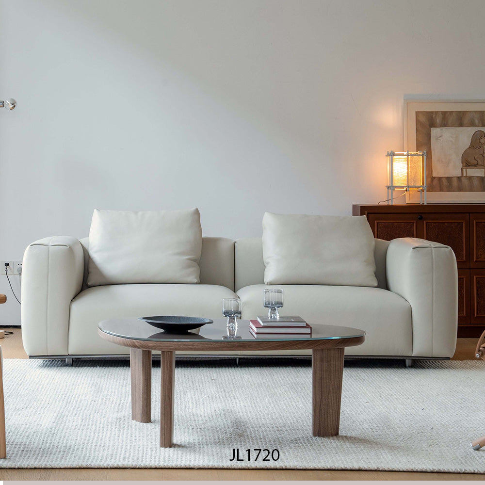 Luxury Sofa with Coffee Table Set Office Room Furniture Synthetic Leather Sofa Modular Modern