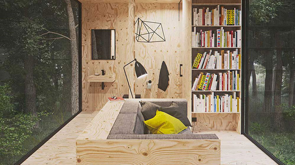 Moonglow Cabin: A Modern Wooden Bungalow by A FAME HOUSE