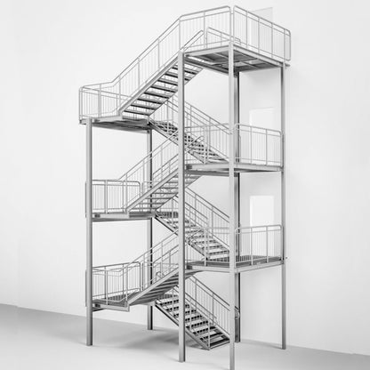 Outdoor Escape Stairs for prefab house