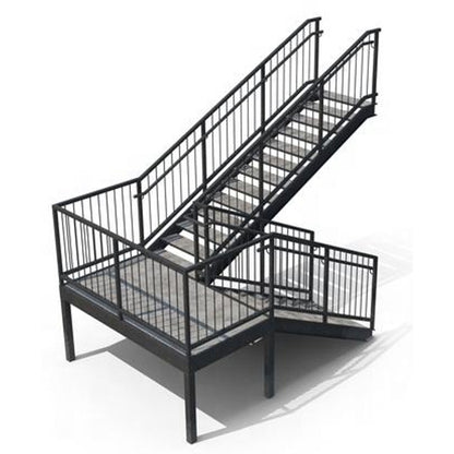 Outdoor Escape Stairs for prefab house