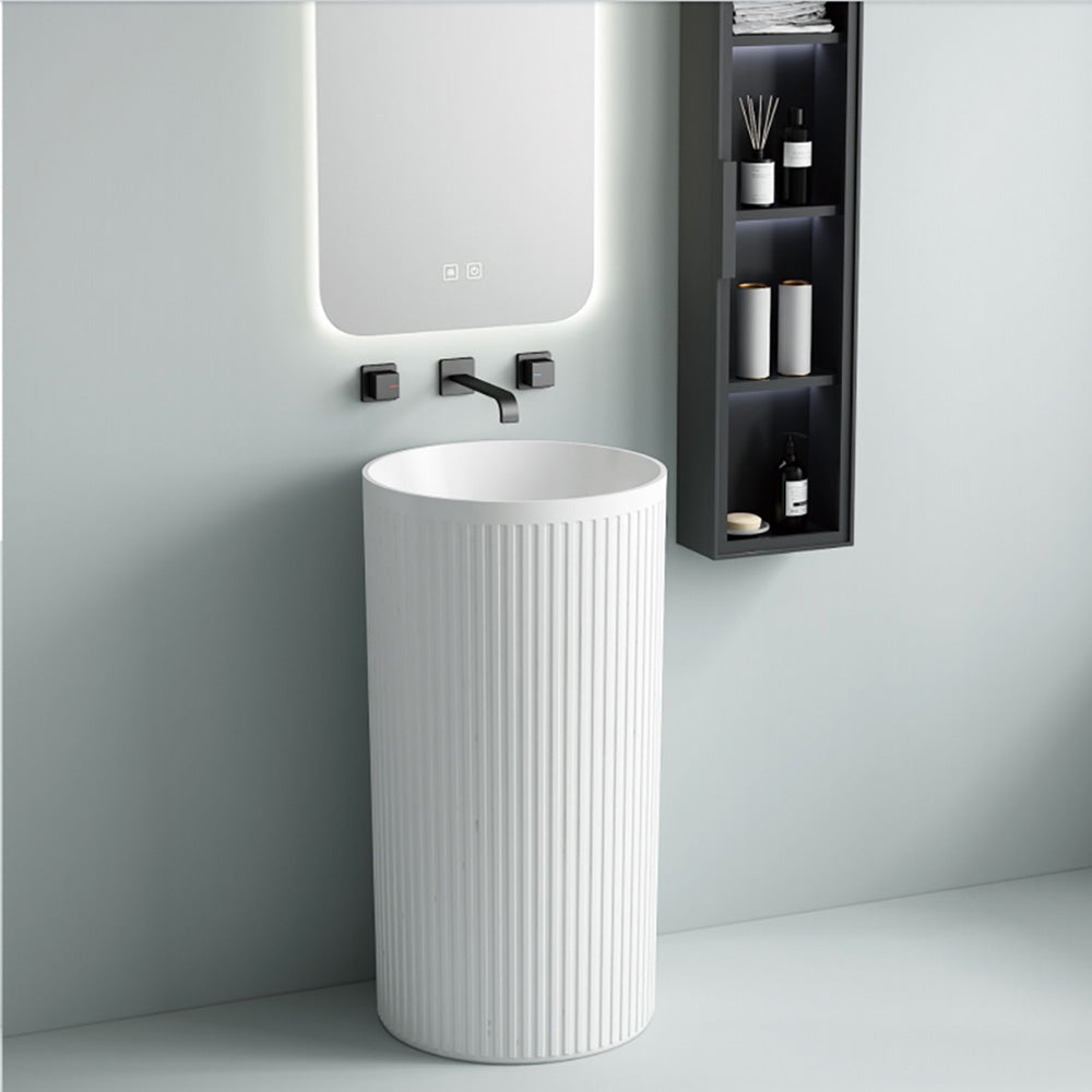 Bathroom Pedestal Basin for prefab house
