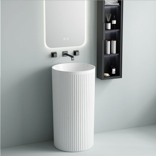 Bathroom Pedestal Basin for prefab house