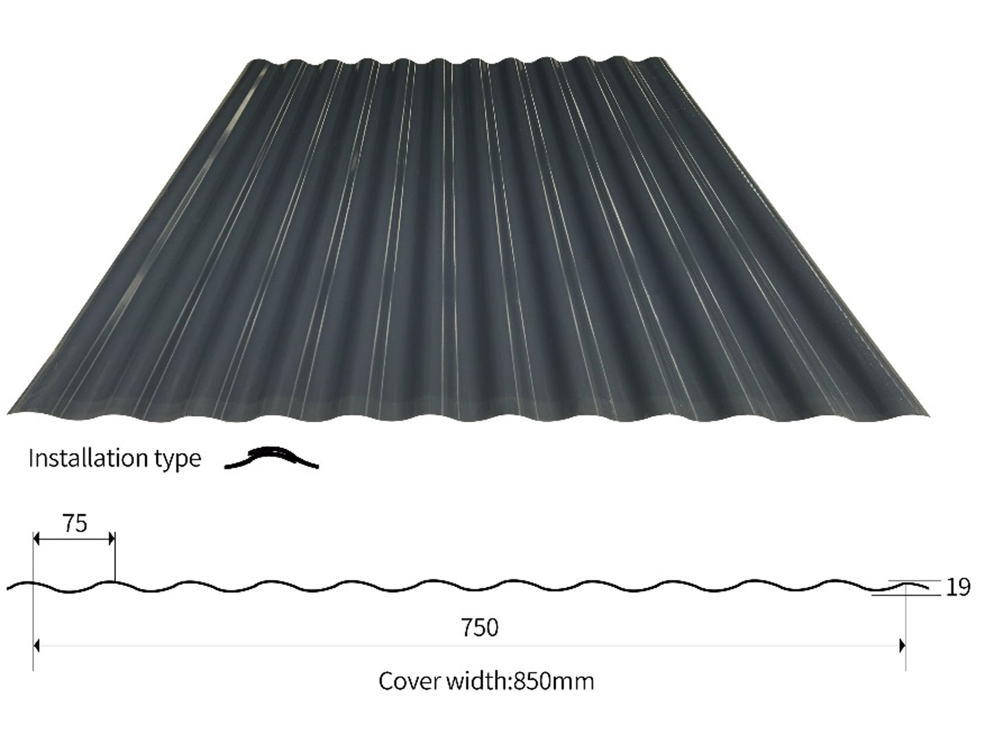 Cladding-Color bond steel sheet/trimdek Galvalume Steel Roofing Sheets for Building Material