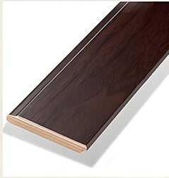 Plywood Skirting MDF White Flat Stock Skirting Board for prefab house