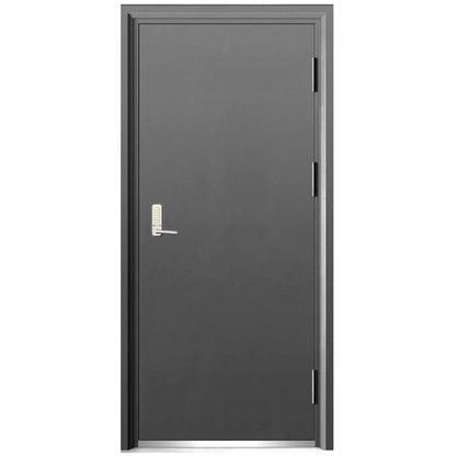 Exterior door-Steel security door for prefab luxury villa steel house kits