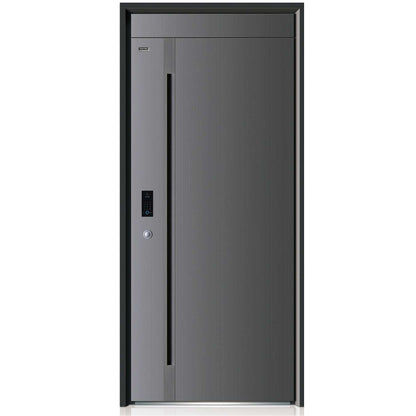 Exterior door-Steel security door for prefab luxury villa steel house kits