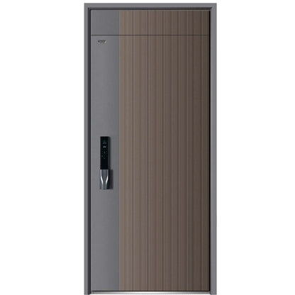 Exterior door-Steel security door for prefab luxury villa steel house kits