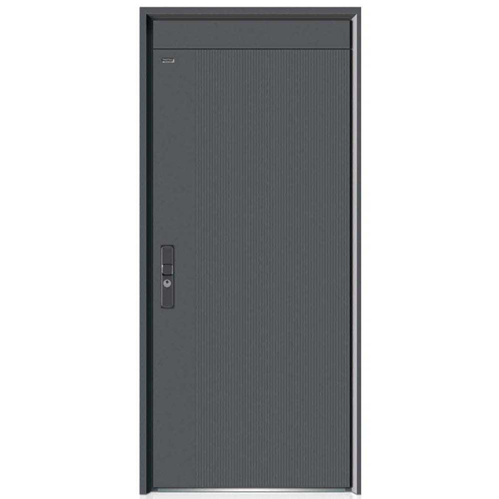 Exterior door-Steel security door for prefab luxury villa steel house kits