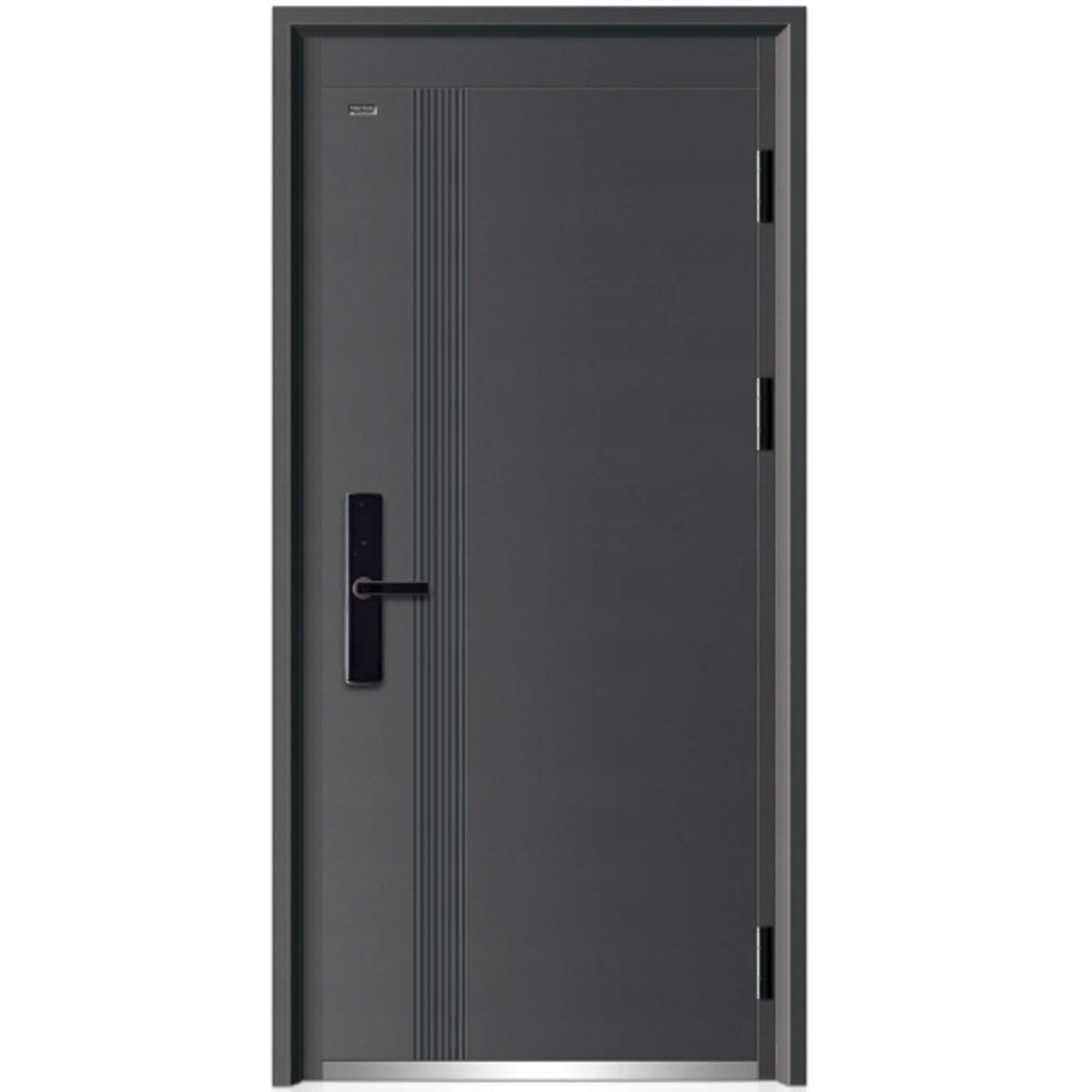 Exterior door-Steel security door for prefab luxury villa steel house kits