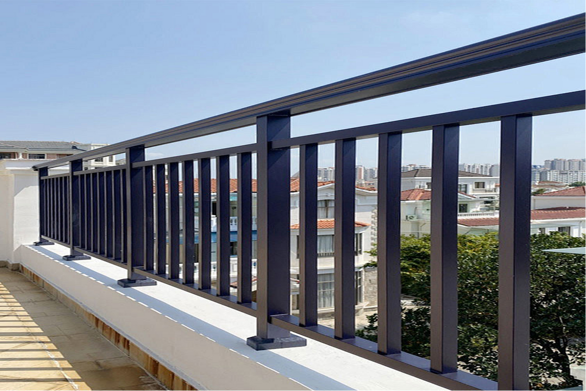 Outdoor Escape Stairs & Wrought Iron