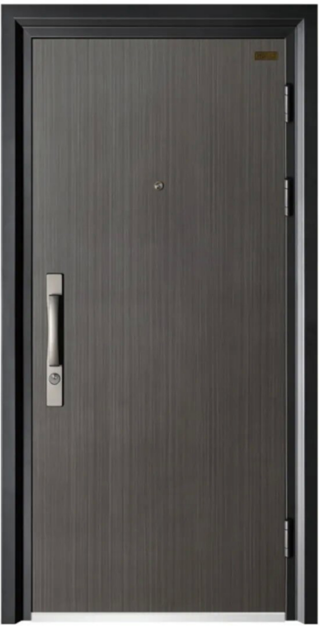 Exterior door-Steel security door for prefab luxury villa steel house kits