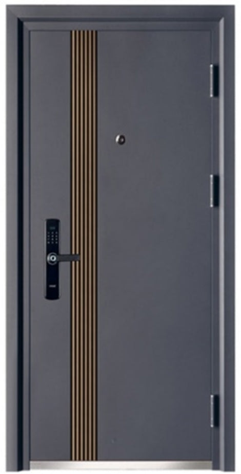 Steel security door