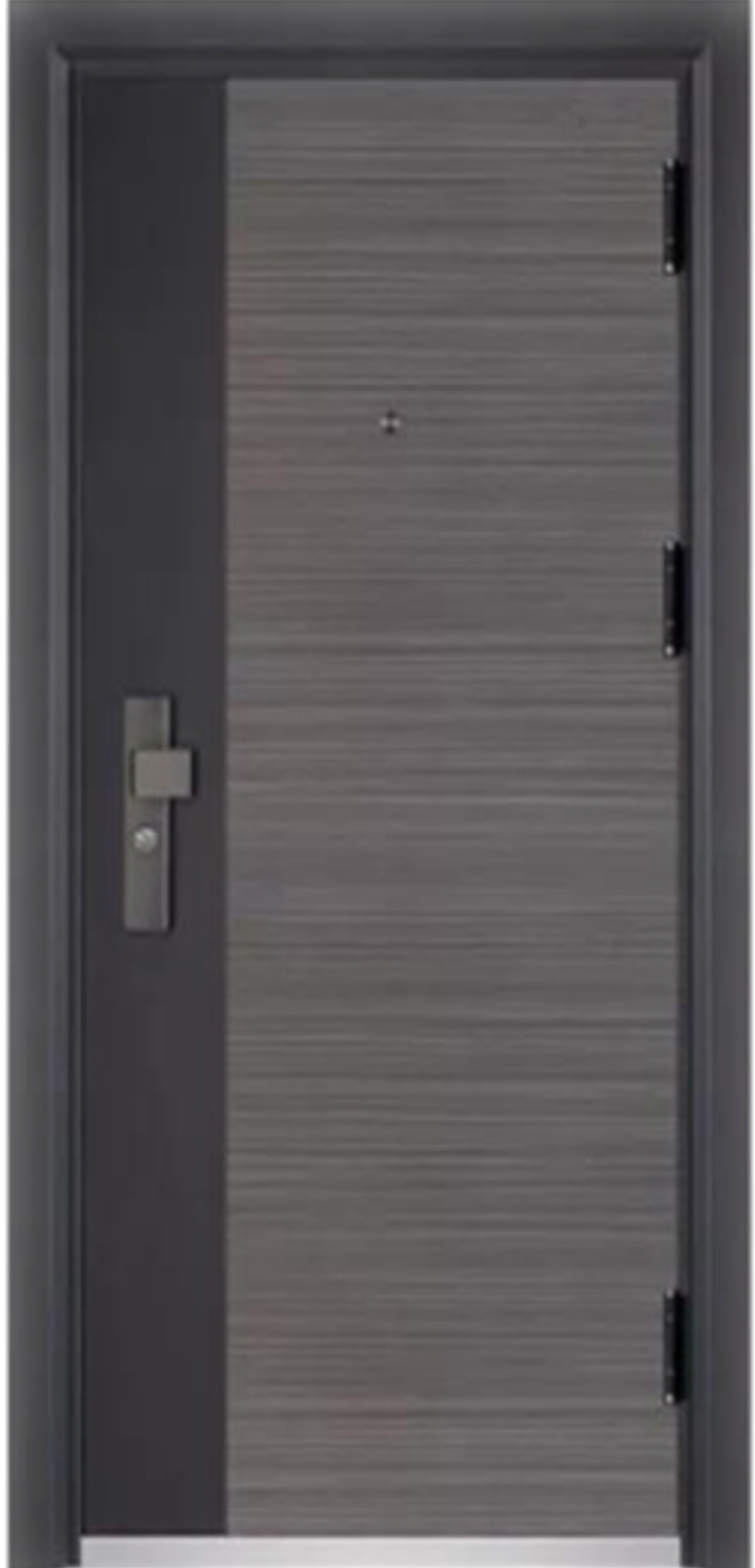 Exterior door-Steel security door for prefab luxury villa steel house kits