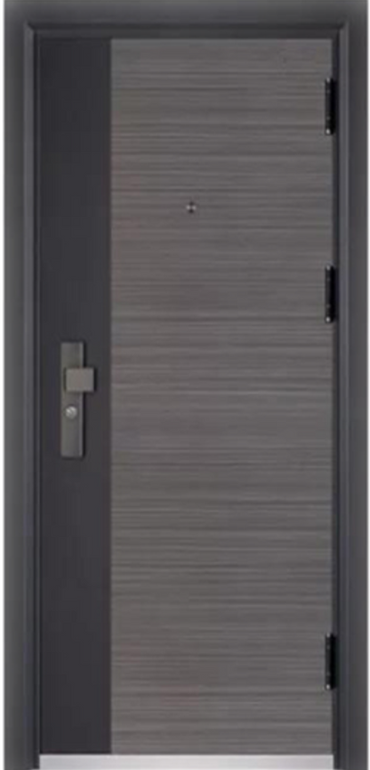 Exterior door-Steel security door for prefab luxury villa steel house kits