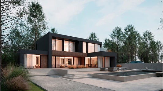 Prefab Modular home Luxury villa House Buildings with light gauge steel frame
